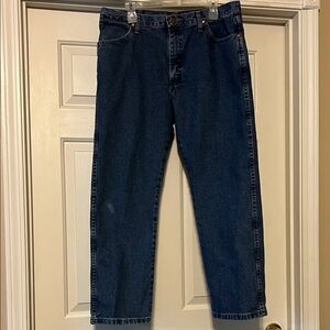 Wrangler Men's Straight Blue Jeans